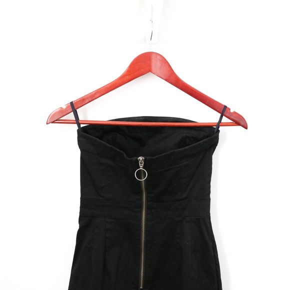 French Connection Black Strapless Dress - Picture 4 of 8